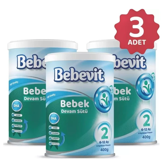 Santasya Bebevit Bebek Devam Sütü 2 (6-12 Ay) 3'lü Paket