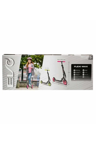 2 Tekerlekli Flexi Max Pembe Scooter: Pembe Enerji ve Maksimum Esneklik Bir Arada! - 4