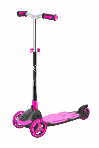 3 Tekerlekli Katlanabilir Illuminate Işıklı Pembe Scooter - 2