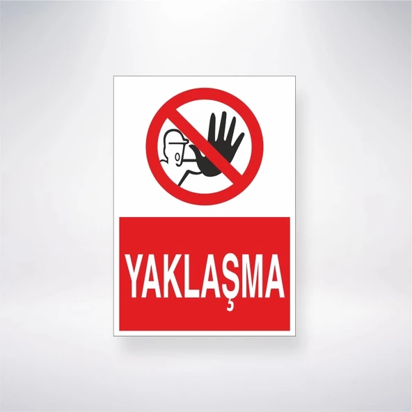 Yaklaşma Sticker 20X28 Cm