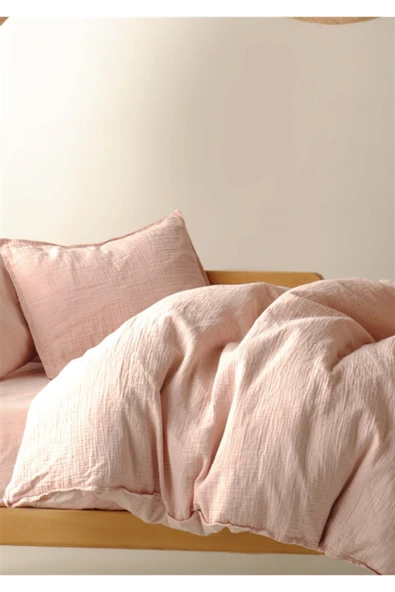Sheri Home Tekstil Muslin Vintage Bebek Nevresim Takımı - 2