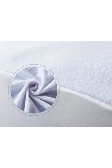 Sheri Home Tekstil Mikro Fitted Su Sıvı Geçirmez Yatak Koruyucu Çarşaf Alez - 2