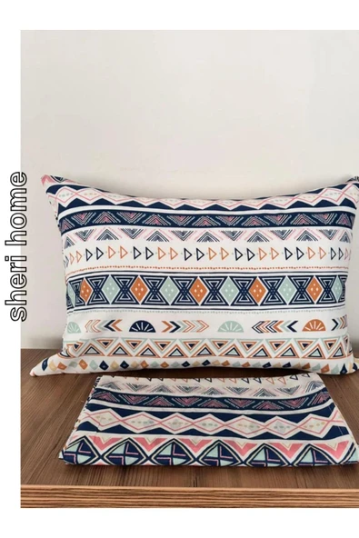 Sheri Home Tekstil Çift Kişilik Lastiksiz Çarşaf Ve 2 Adet Yastık Kılıfı