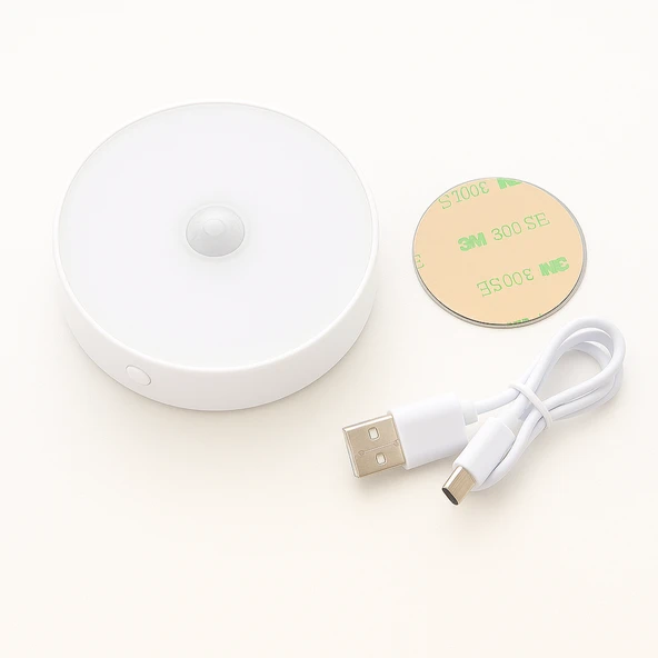 CATA CT-5180 Şarjlı Dolap İçi Kabin LED Aydınlatma  Mıknatıslı ve Hareket Sensörlü Lamba 4000K Doğal Beyaz - 2