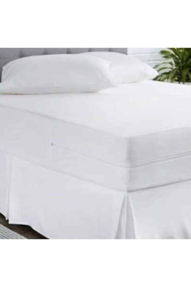 Sheri Home Tekstil Classic Sıvı Geçirmez Yatak Koruyucu Lastikli Alez Micro Fitted Dört Mevsim 100x200