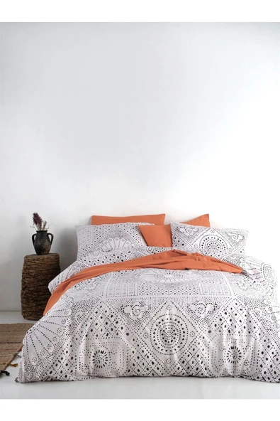 Sheri Home Tekstil Marrakech Çift Kişilik Nevresim Takımı - 2