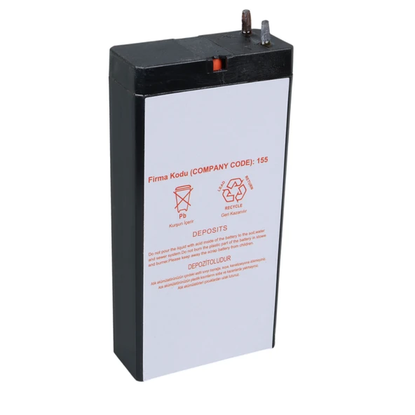 Yokohama YH-42.3 4 Volt - 2.3 Amper Akü (50X100x22 Mm) - 2