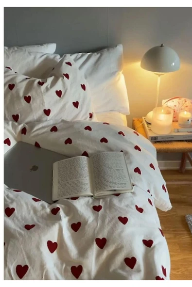 Sheri Home Basic  Kolay Ütülenir Çift Kişilik 2 Yastıklı Nevresim Seti 200 X 220 %100 Pamuk01202488yeni - 2