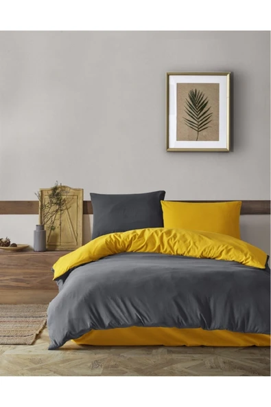 Sheri Home Tekstil Double Face Vintage Nevresim Takımı - Castle Rock & Lemonade - 2