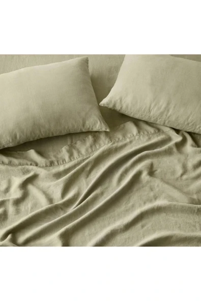 Sheri Home Tekstil Naturel 2' Li Yastık Kılıfı 100% Organik Pamuk -soft Haki - 2