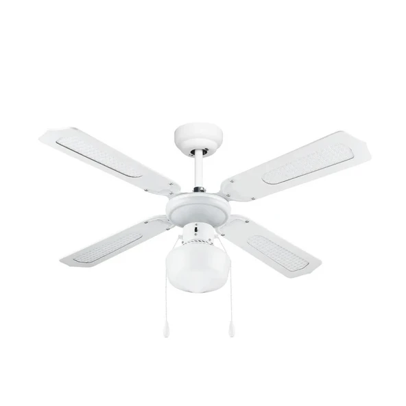 Dlc Poyraz Bakır Motor Lambalı 4 Kanatlı 107cm Tavan Vantilatörü Beyaz - 1