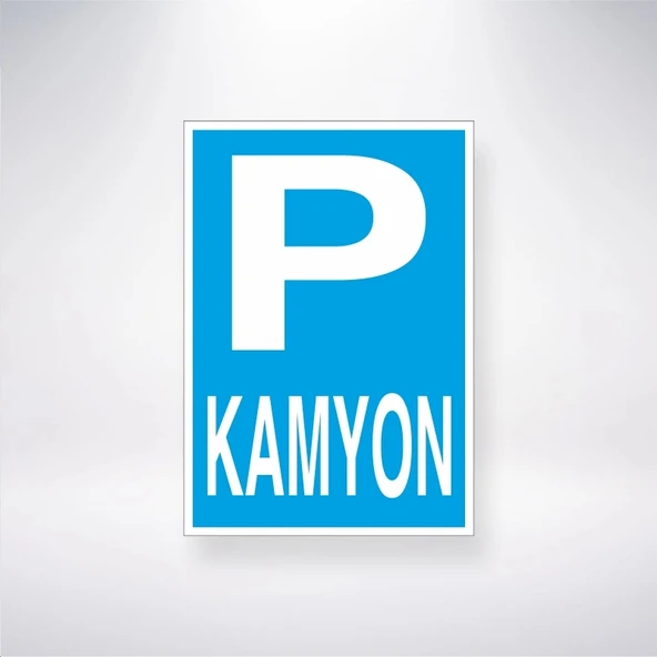 P Kamyon Sticker 20X28 Cm