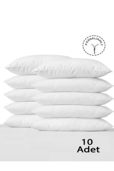 Sheri Home Tekstil 10 Adet Fermuarlı Yastık Iç Kılıfı 01453