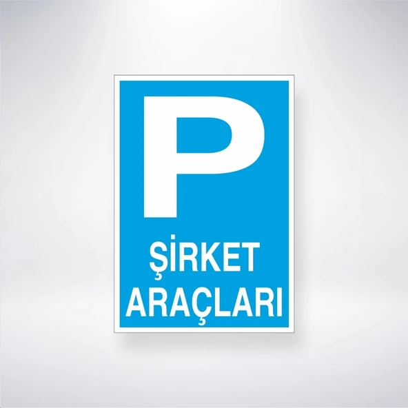 P Şirket Araçları Sticker 20X28 Cm - 1