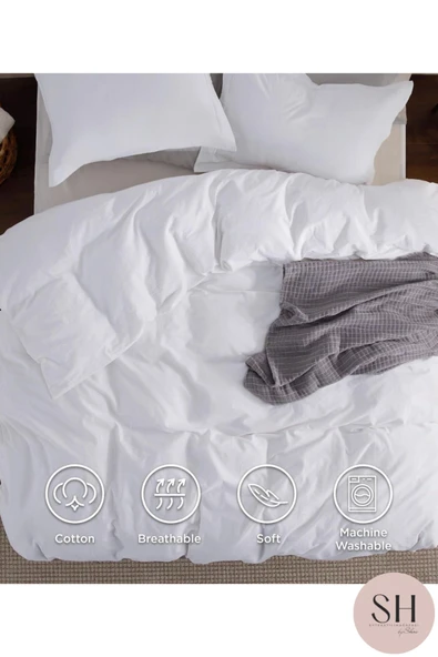 Sheri Home Tekstil Lüks Otel Tek Kişilik Nevresim Seti 83 Tel Yorgan Kılıfı + 1 Adet Yastık Kılıfı Dahil558855 - 3