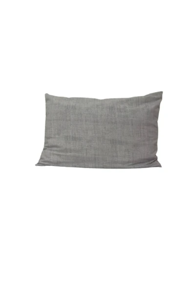 Sheri Home Tekstil Sınırlı Stok Natural (1 Adet) Yastık Kılıfı Gri