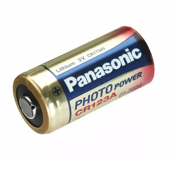 Panasonic CR123AL/1B 3 Volt Lityum CR123 Tekli Fotoğraf Makinesi Pili ürün görseli 1