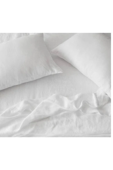 Sheri Home Tekstil Naturel 2' Li Yastık Kılıfı 100% Organik Pamuk -shine White - 2