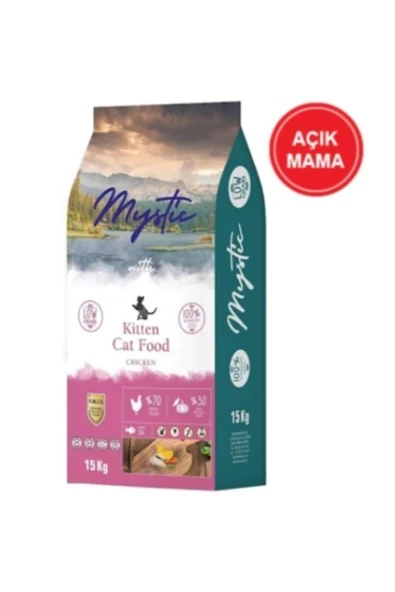 Mystic Kitten Tavuklu Az Tahıllı Yavru Kedi Mama 1 Kg