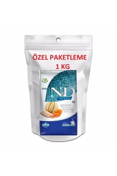 N&D ND Tahılsız Ocean Morina Balıklı Yavru Kedi Maması 1 kg