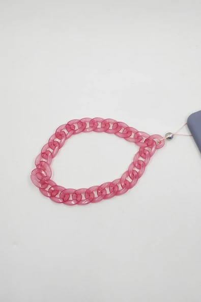 Kırmızı Zincir Telefon Askısı / Phone Charm