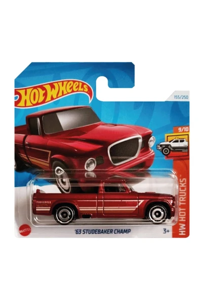1/64 Ölçek Tekli Regular Arabalar HTC35 Hw Hot Trucks / '63 Studebaker Champ