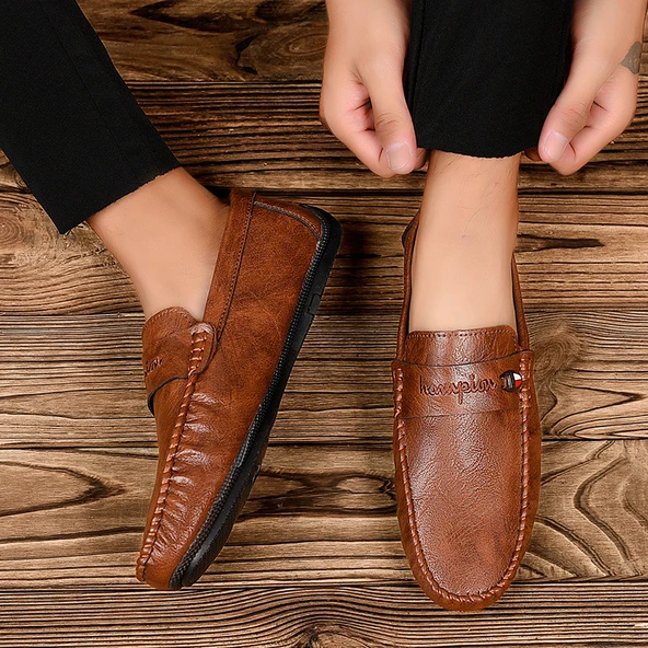 Erkek Loafer Ayakkabı (Kahverengi)