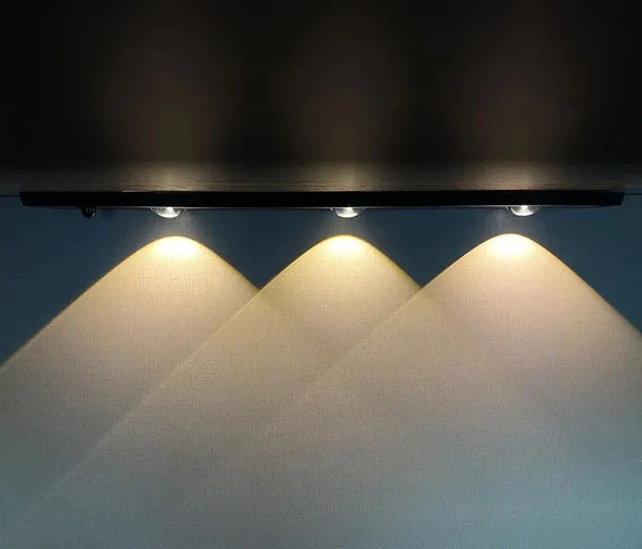 CATA CT-2464 3W Bella Slim Cabinet Hareket Sensörlü Siyah Dimmerli LED Dolap Lambası Şık ve Pratik Tasarım - 4