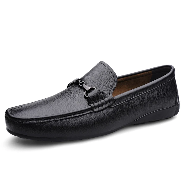Erkek Deri Loafer Ayakkabı (Siyah)