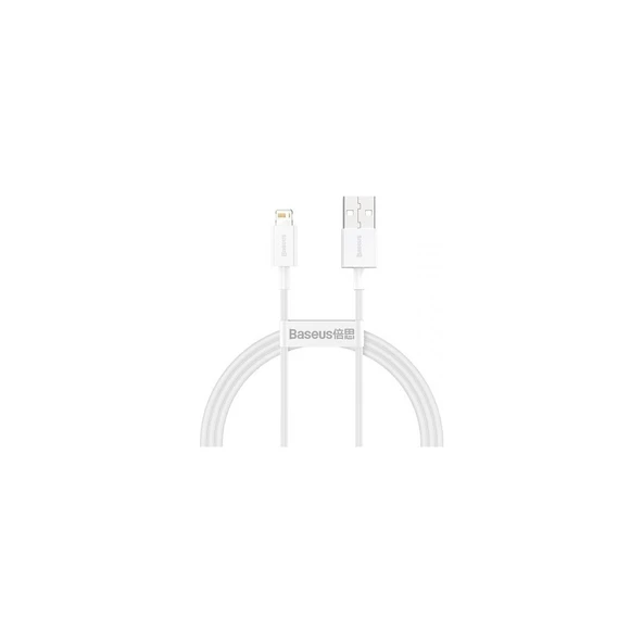 Baseus Super Şarj 1mt 2.4A Ultra Hızlı Apple iPhone Şarj Kablosu 480MB/SN Apple iPhone 11 12 13 14 Pro Max Şarj