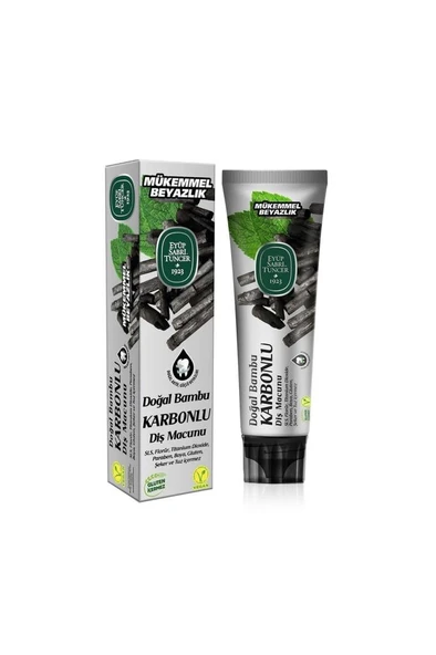 Diş Macunu Doğal Bambu Karbonlu 75 ml