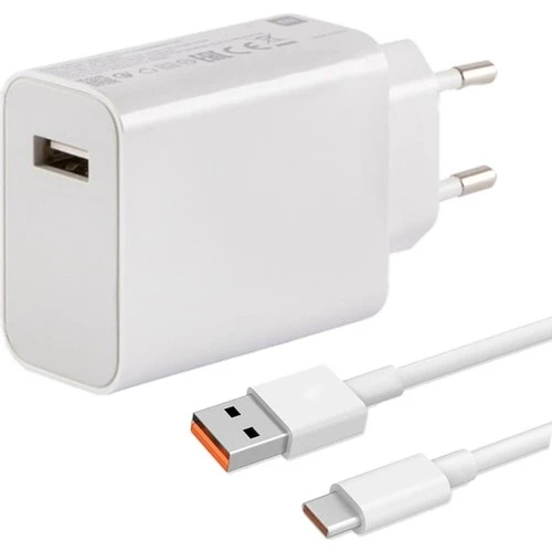 Laggır Poco X3  Turbo Şarj Aleti 33W 4.0 Mdy 11 Adaptör + Type C Kablo