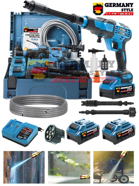 Germany Style ProGP 6'lı Set 5 Akülü Kırıcı Yıkama Matkap Budama Testeresi Taşlama Somun Sökme Set - 3