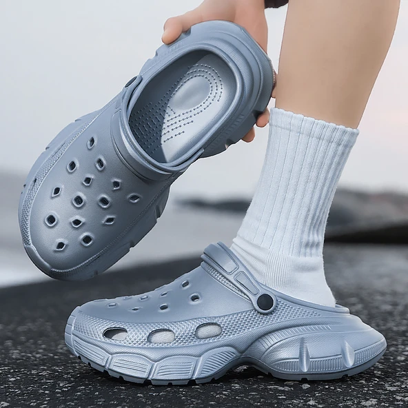 Unisex Yazlık Terlik (Gümüş)