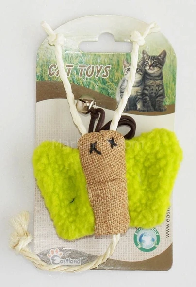 Peluş Kedi Oyuncağı Kelebek - 2