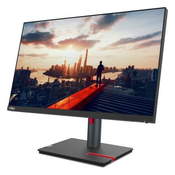 Lenovo ThinkVision P24h-30 63B3GAT6TK 23.8" 60Hz 4Ms HDMI+DP+USB-C+RJ45 HDR WQHD IPS Pivot Vesa Monitör - 3