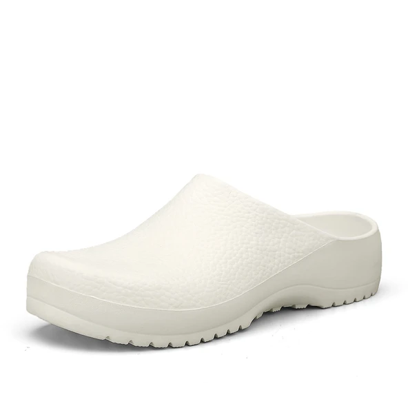 Unisex Kaymaz Su Geçirmez Terlik Sandalet (Beyaz)