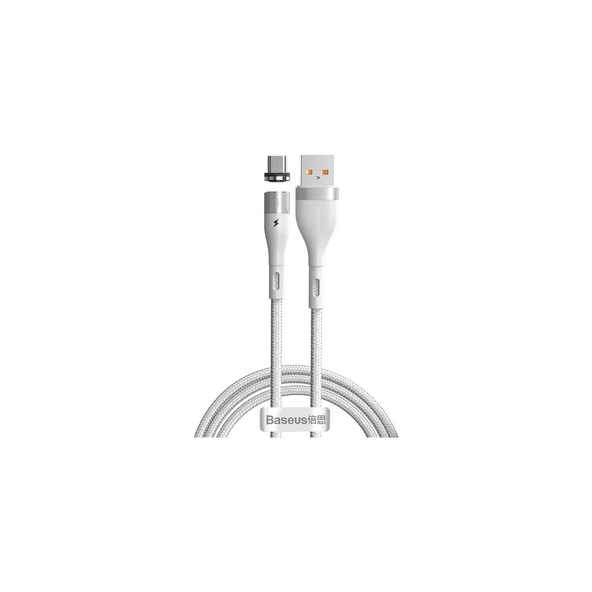 Baseus Zinc Safe Manyetik USB Kablo Şarj Android Micro 2.1A 1 mt CAMXC-KG2