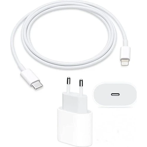 iPhone Tüm Serilerle Uyumlu Hızlı Şarj Aleti Iphone 11/12 / 13 / Pro/pro Max ve Tüm iPhone Serileri Ile Uyumlu Şarj Seti