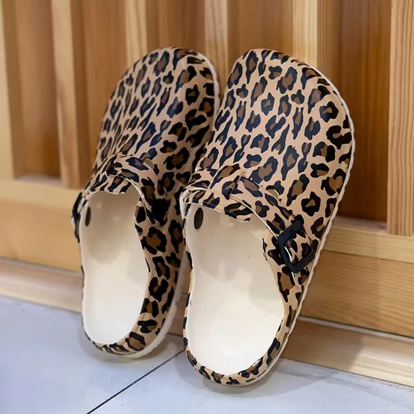 Kadın Terlik (Leopar Desenli)