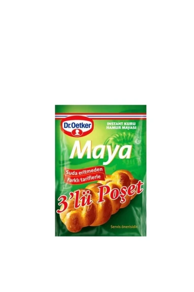 Dr Oetker Instant Hamur Maya 3'lü 30 Gr