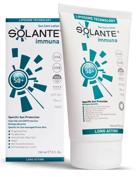Solante Immuna Sun Care Losyon SPF50+ 150 ml
