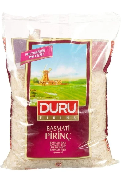 Duru Basmati Pirinç 1000 gr x 12 Adet