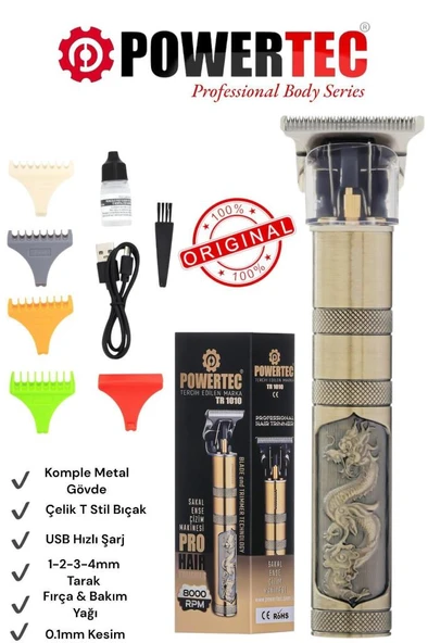 Powertec TR-1010 Saç Kesme Makinesi