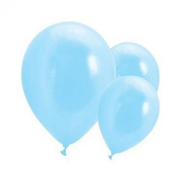 Vatan Metalik Balon Açık Mavi
