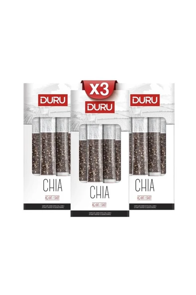 Duru Lival Chia Aç-Kat Shot 80 Gr x 3 Adet