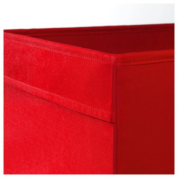 IKEA DRÖNA KIRMIZI ÇOK AMAÇLI DÜZENLEYİCİ KUTU 33x38x33 CM - 4