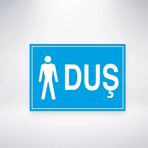 Erkek Duş Sticker 20X28 Cm ürün görseli 1