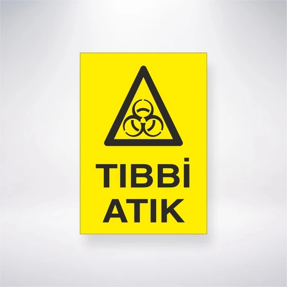 Tıbbi Atık Sticker 20X28 Cm