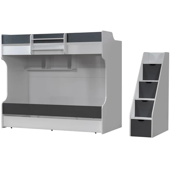 Ranza, Kardem Yavrulu Ranza - Antrasit 3 Adet Comfort Yatak - Resim 3